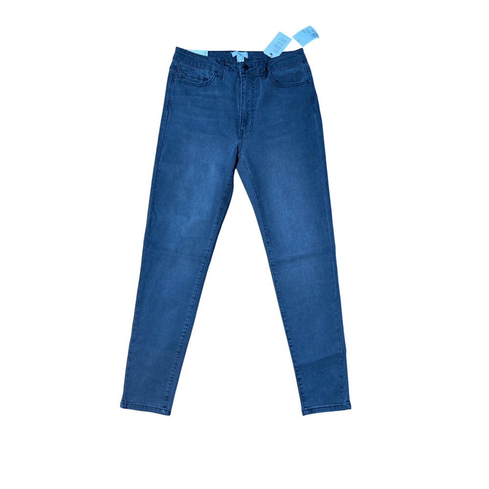 Forever 21 Mid Rise Skinny‎ Jeans Size 29 Dark Wash Denim Pants